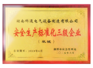 安全生產(chǎn)標(biāo)準(zhǔn)化三級企業(yè)